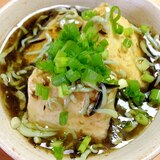 揚げ出し豆腐風☆しらすとのりのあんかけ